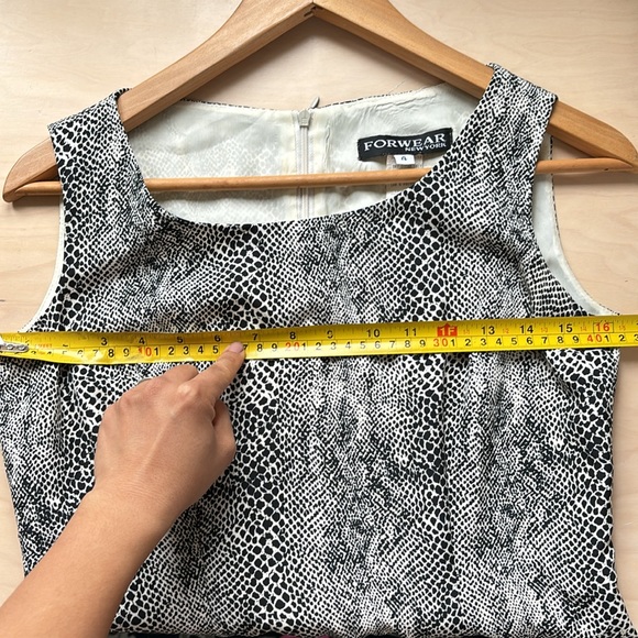 Forwear New York Size 4 Sleeveless Lined Shift Dress - Picture 6 of 8